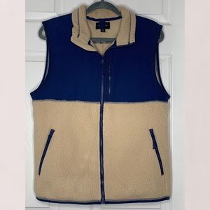 J. Crew Men’s Sherpa Vest Sz M